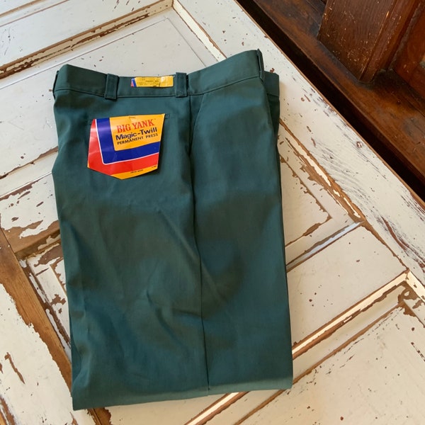 Deadstock Vintage 1970’s Big Yank Work Pants Made in USA