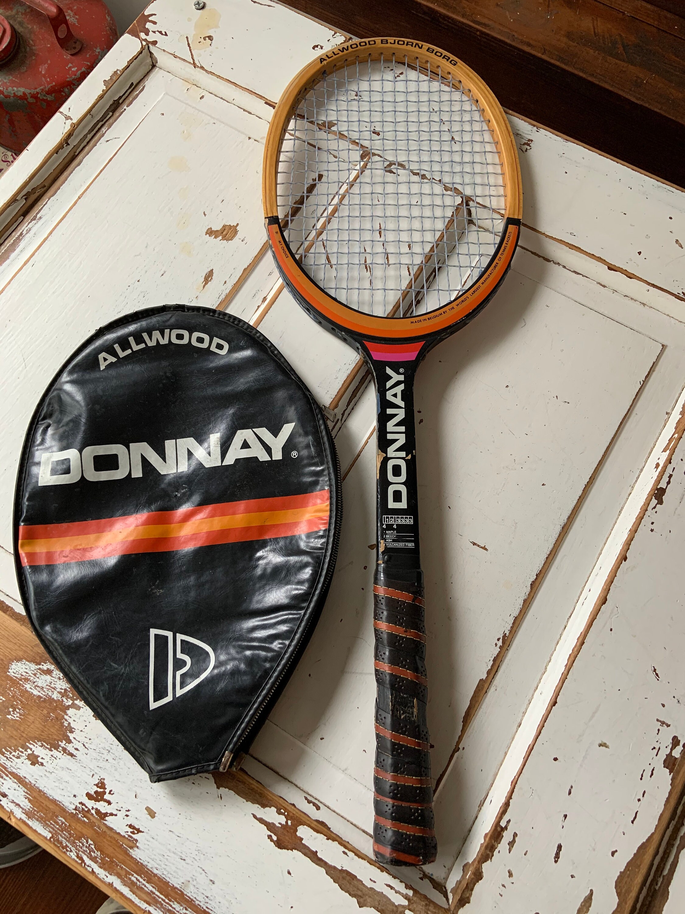 Vintage Donnay Allwood Superlight Bjorn Borg Tennis Racquet