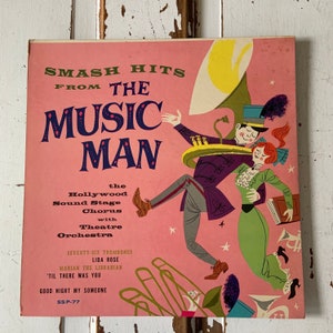 Vintage 1960’s Vinyl Album Smash Hits Music Man, South Pacific, Hollywood Sound Stage Chorus Vinyl