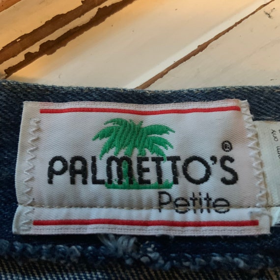 Vintage 1990’s PALMETTOS Classic Style Blue Denim… - image 3