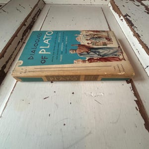 Vintage 1955 Dialogues of Plato Apology Crito Phaedo Symposium Book - Etsy