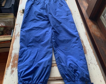 LL Bean Vintage 1990’s Stowaway Raingear Mens Reg XL Gore-Tex Waterproof Pants Blue