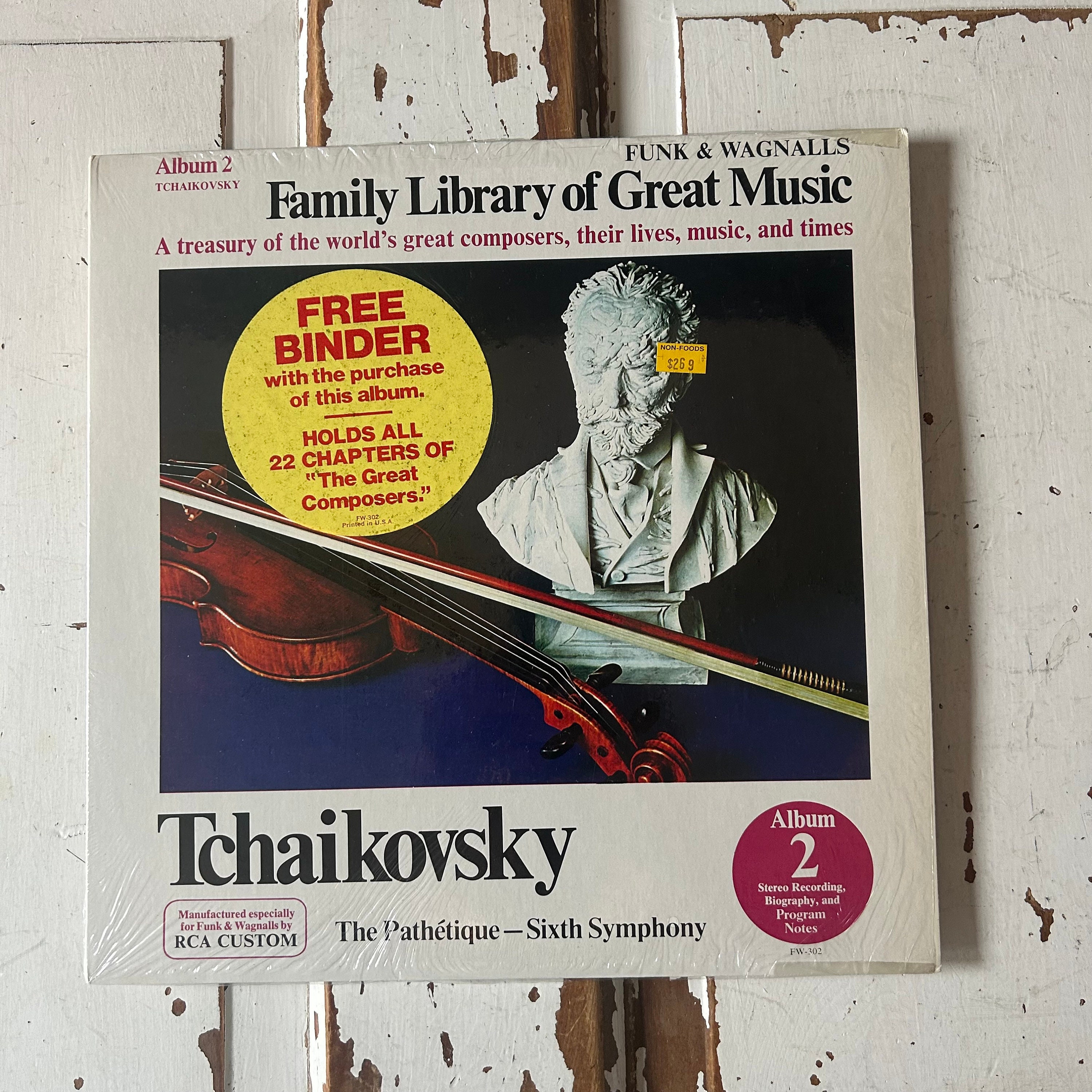 Funk & Wagnalls Family Library of Great Music Album Tchaikovsky