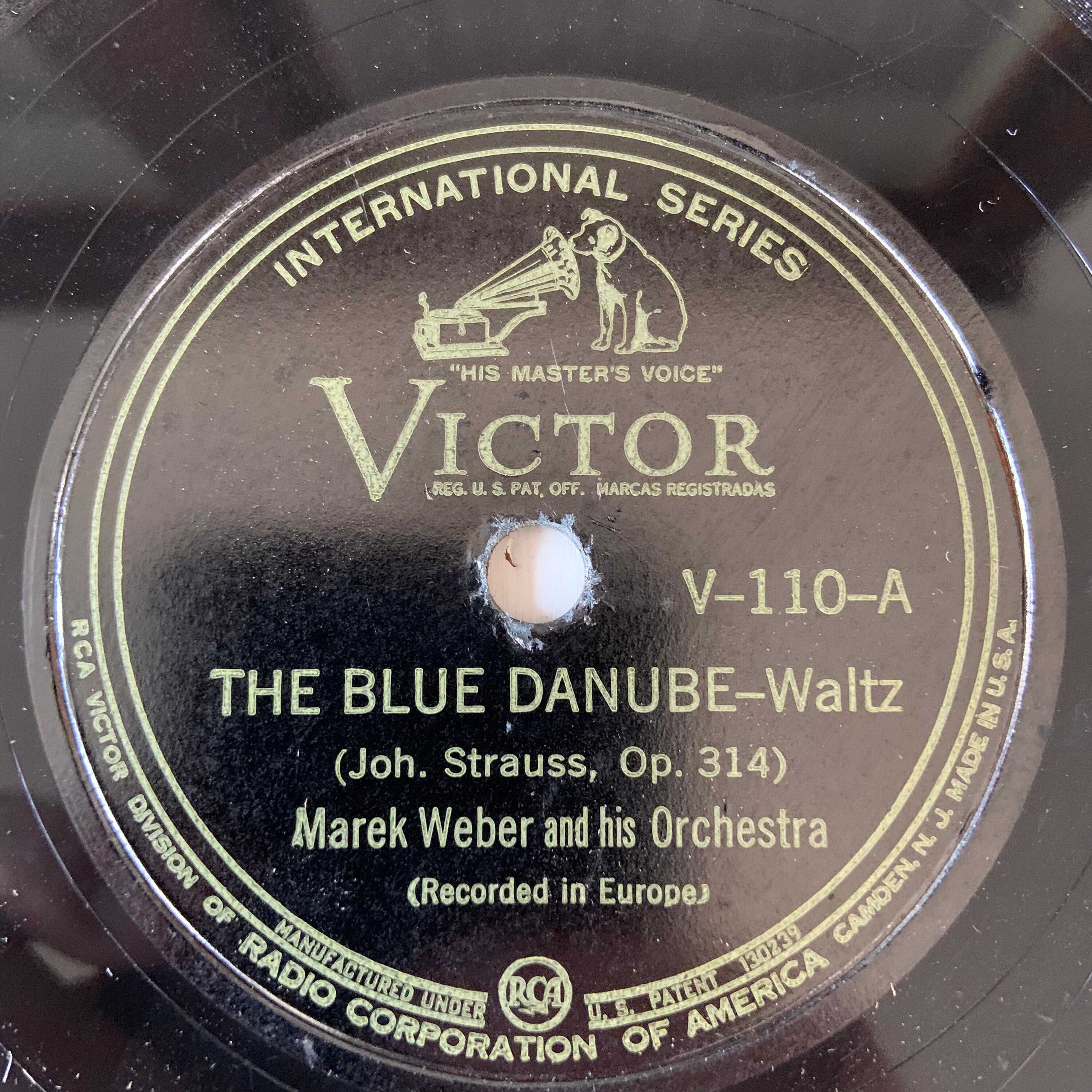 Weber Album Waltzes Victor Records