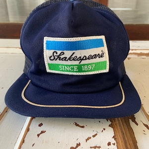 Vintage 1980’s Shakespeare Mesh Trucker SnapBack Hat Cap Made in USA