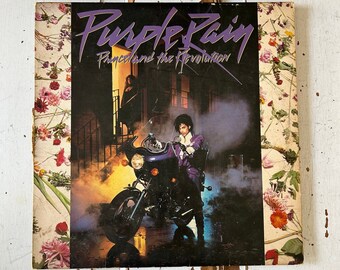 Vintage 1984 Purple Rain Album by Prince & The Revolution