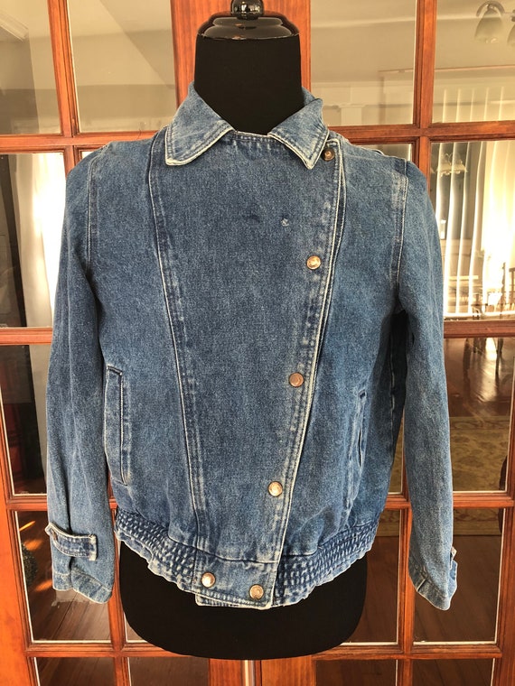 double breasted denim jacket
