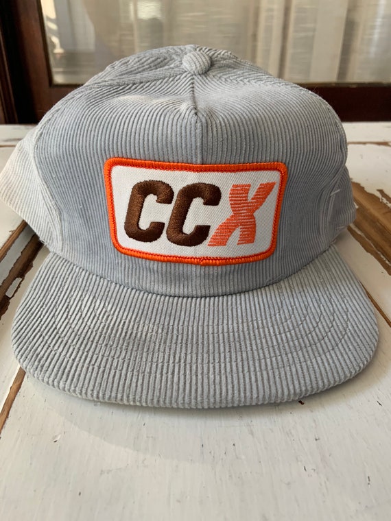 Vintage NOS 1980’s CCX Corduroy Snap Back Hat - image 1