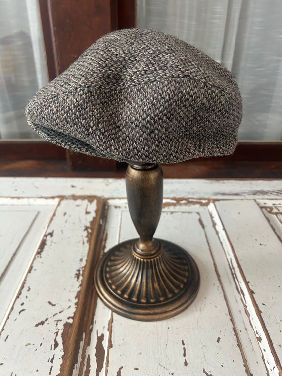 Genuine Harris Tweed Flat Cap 100% Pure Wool Handm