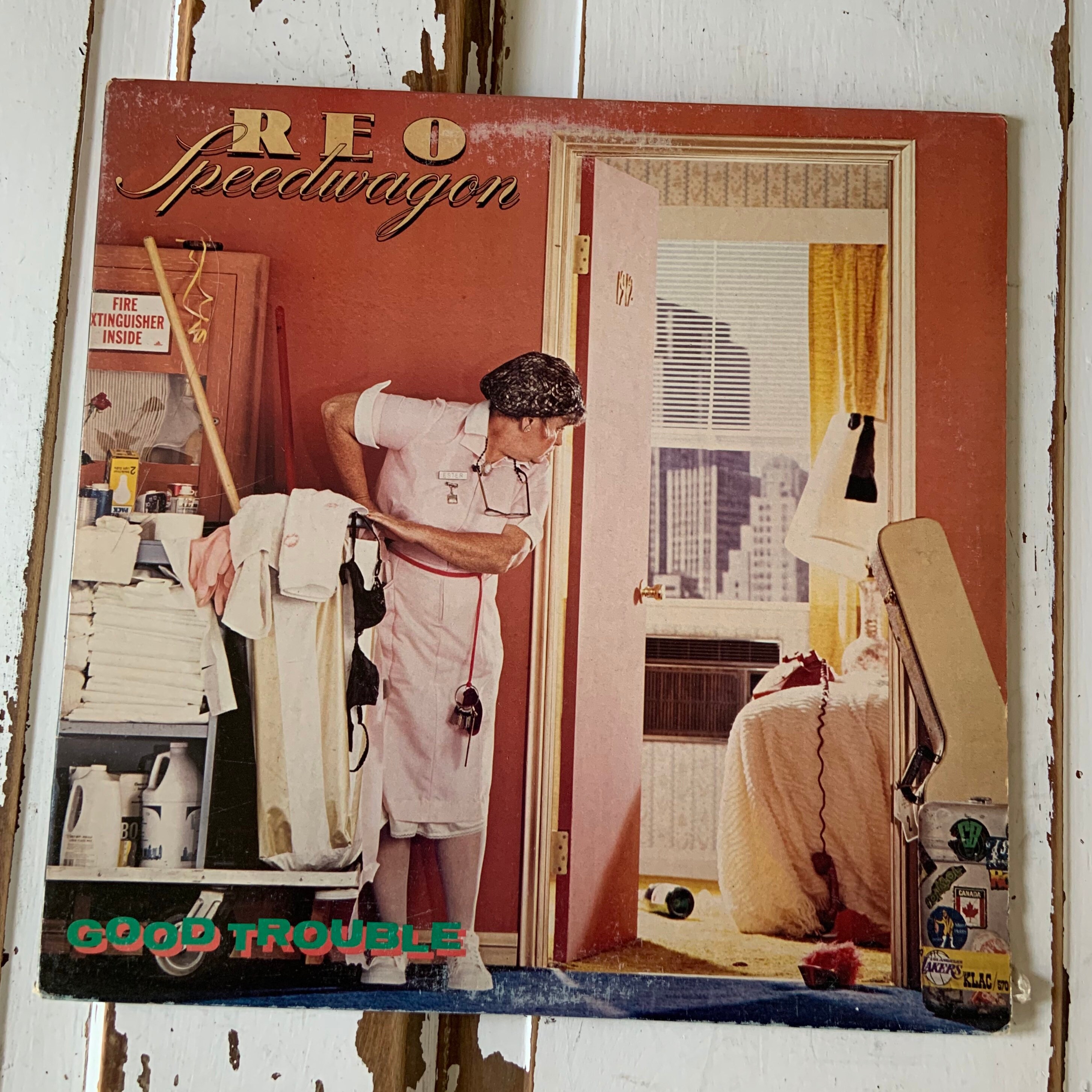Vintage 1982 Reo Speedwagon Vinyl Album Good Trouble