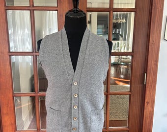 Vintage 70s Puritan Mohair Blend Full Zip Cardigan Sweater