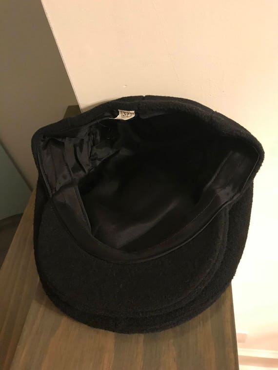 Vintage 1990’s Felt Flat Cap - image 6