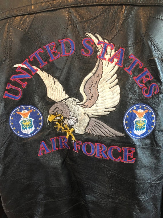 Vintage 1990’s US Air Force Leather Jacket - image 4