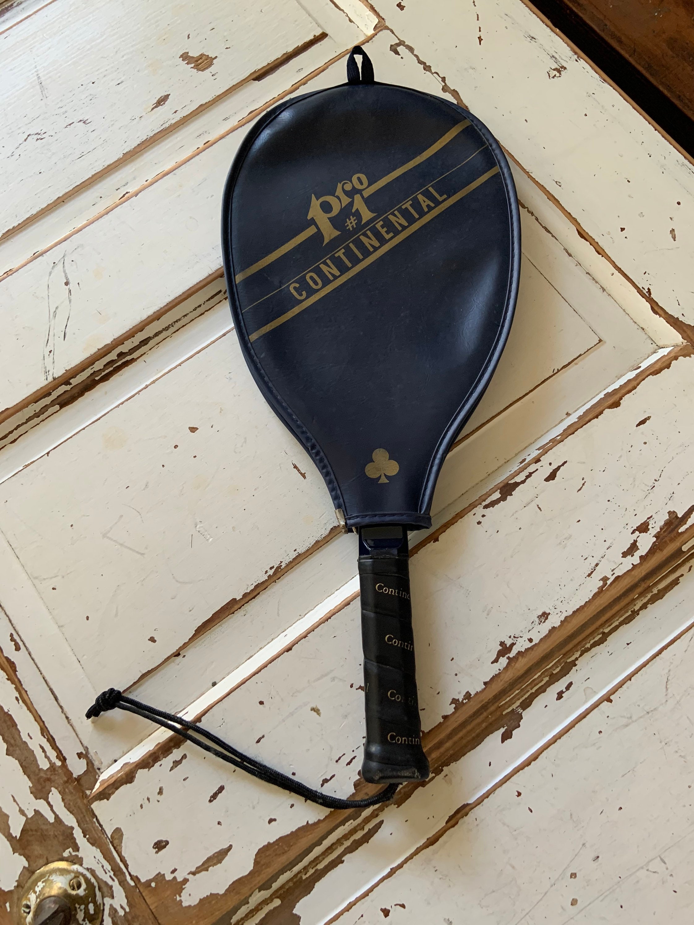 Vintage 1990's Pro1 Continental RacketBall Raqueta con cubierta