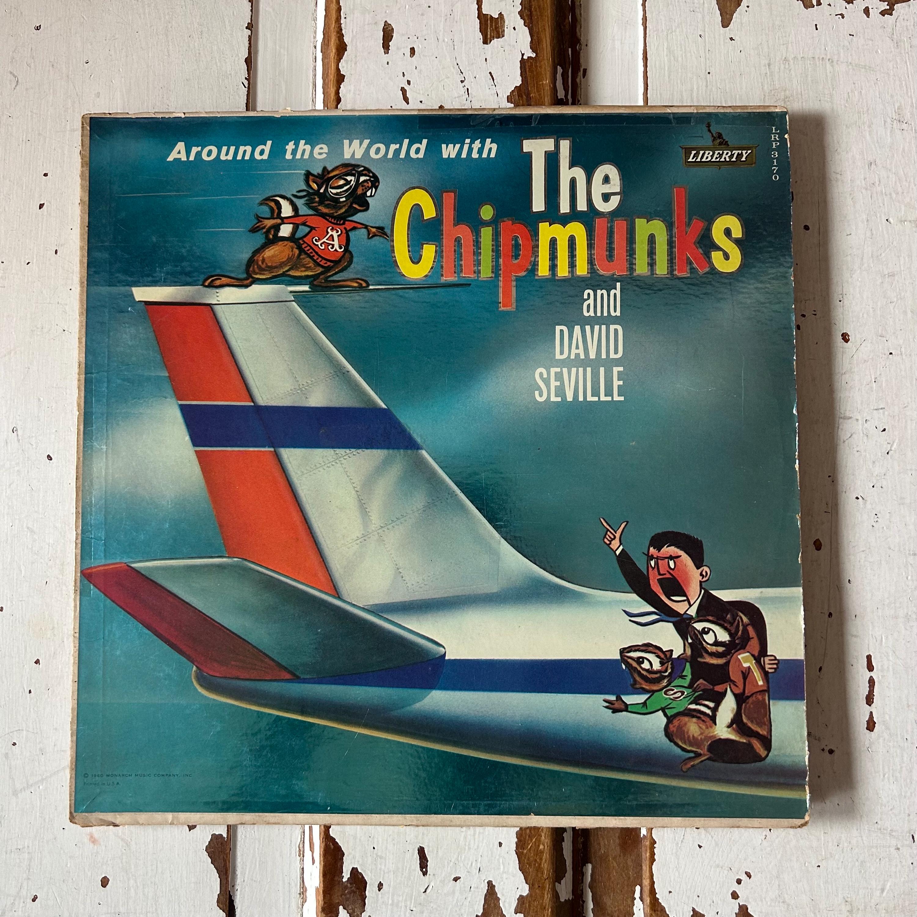 Vintage 1960 Around the World With the Chipmunks and David Seville