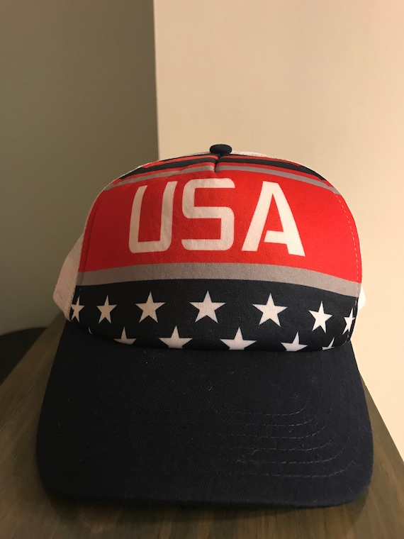 Vintage USA Snap Back Trucker Hat - image 1