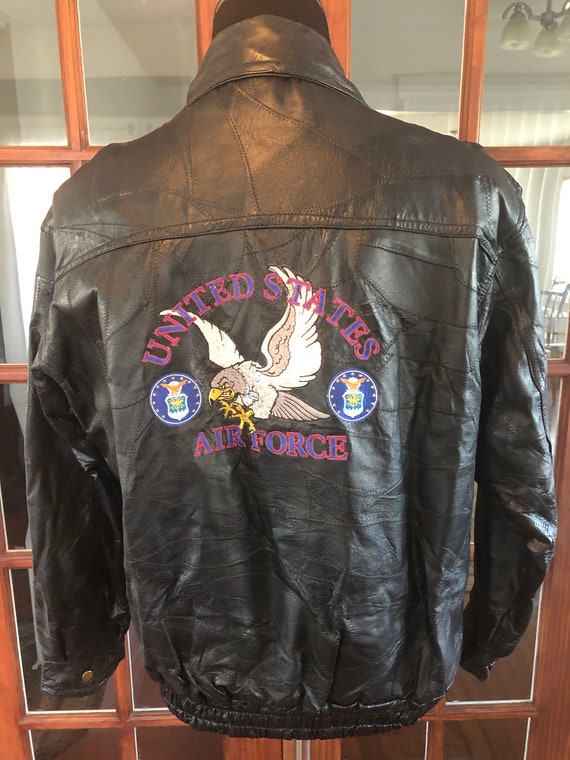 Vintage 1990’s US Air Force Leather Jacket - image 3