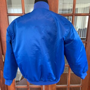 Vintage 1990s Satiny Quilted Bomber Jacket image 3