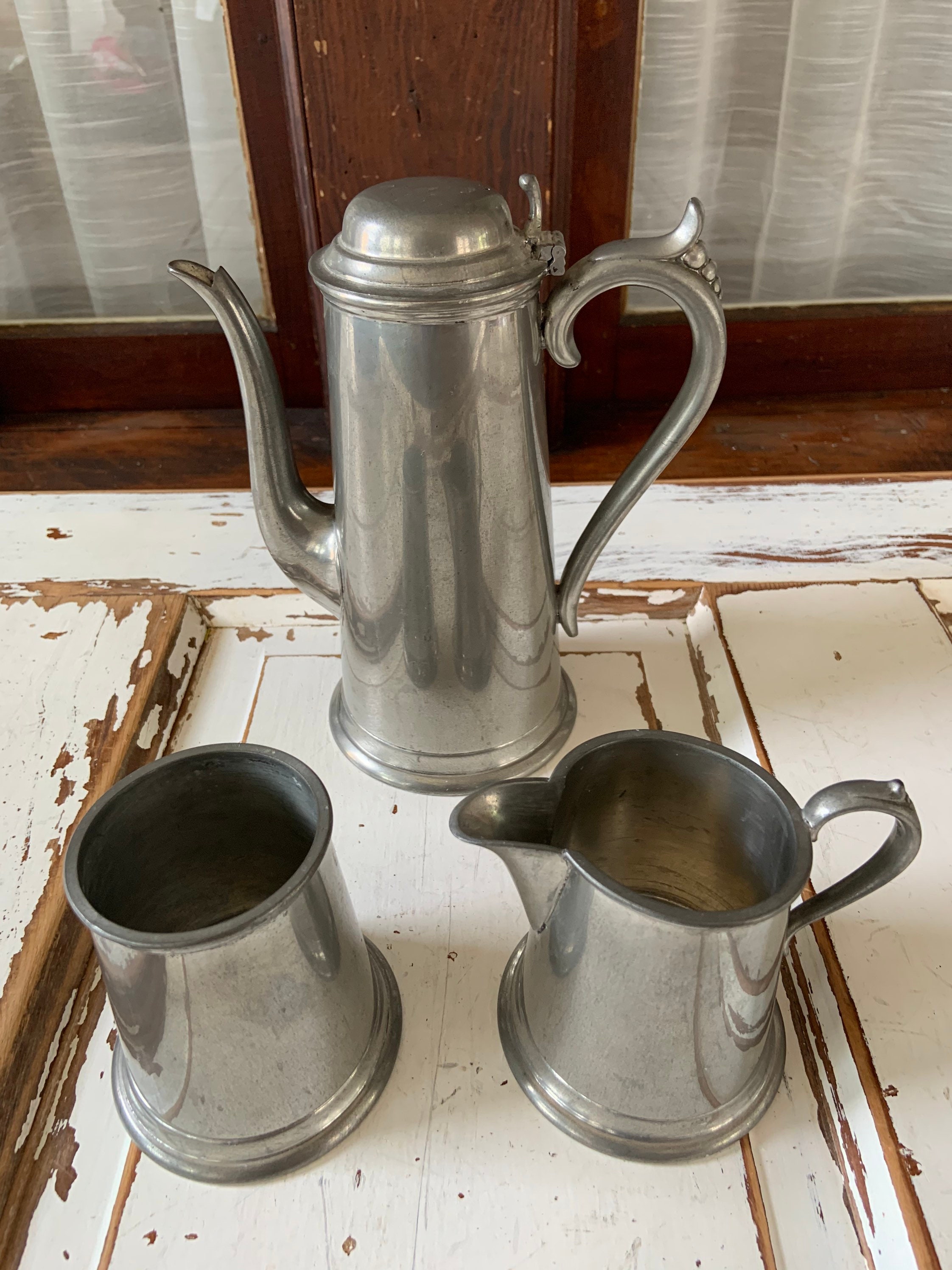 Pewter tea set - Etsy 日本