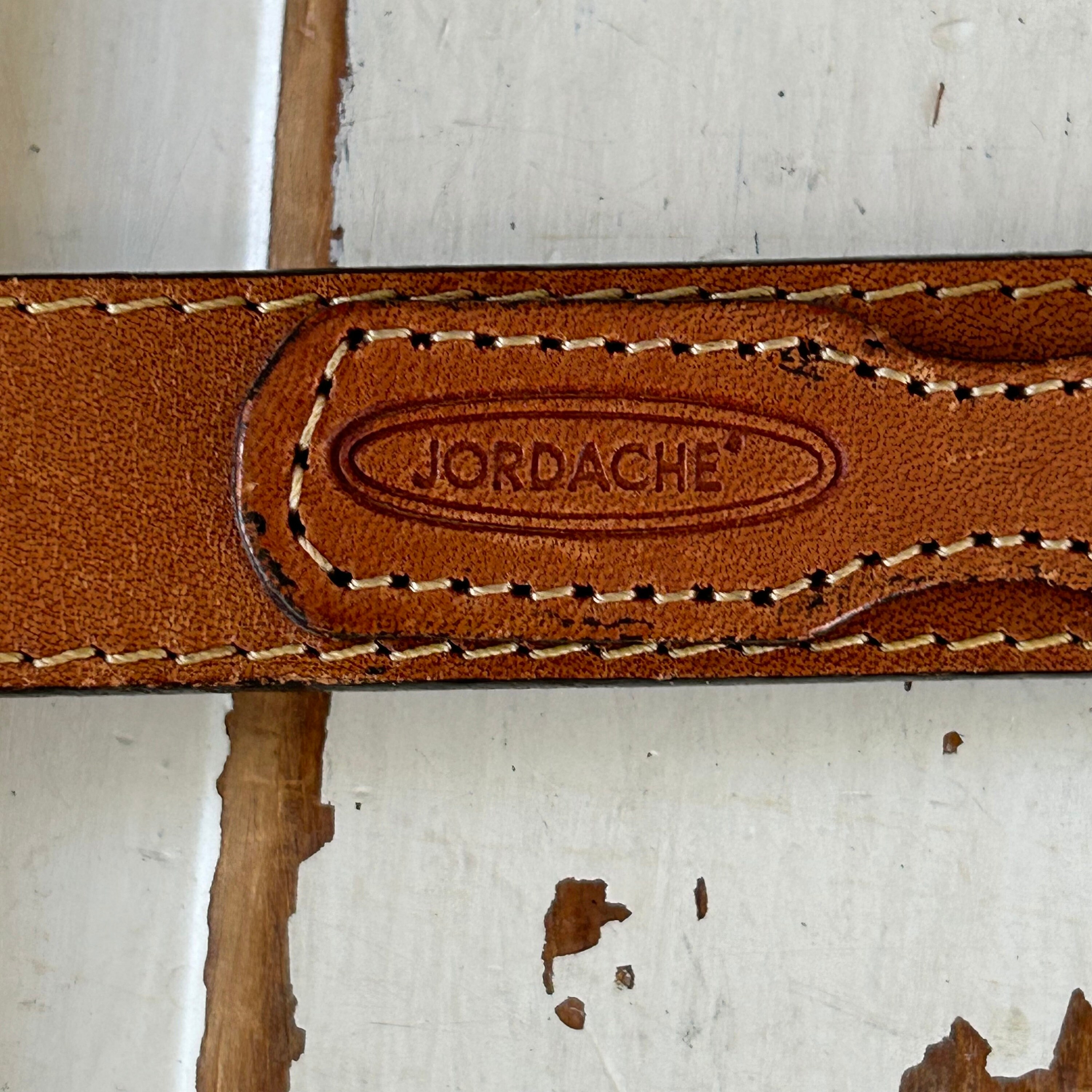 Vintage Jordache Brown Leather Belt Size 36 - Etsy