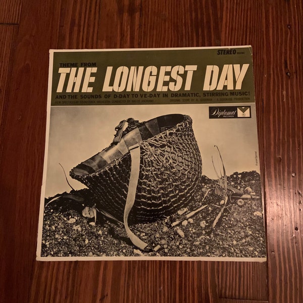 Vintage 1962 Album The Longest Day Diplomat Records