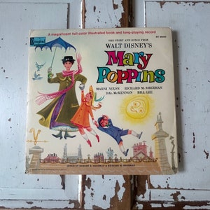 The Story And Songs From Walt Disney's Mary Poppins LP Vinyl Record 1964 Vintage Album