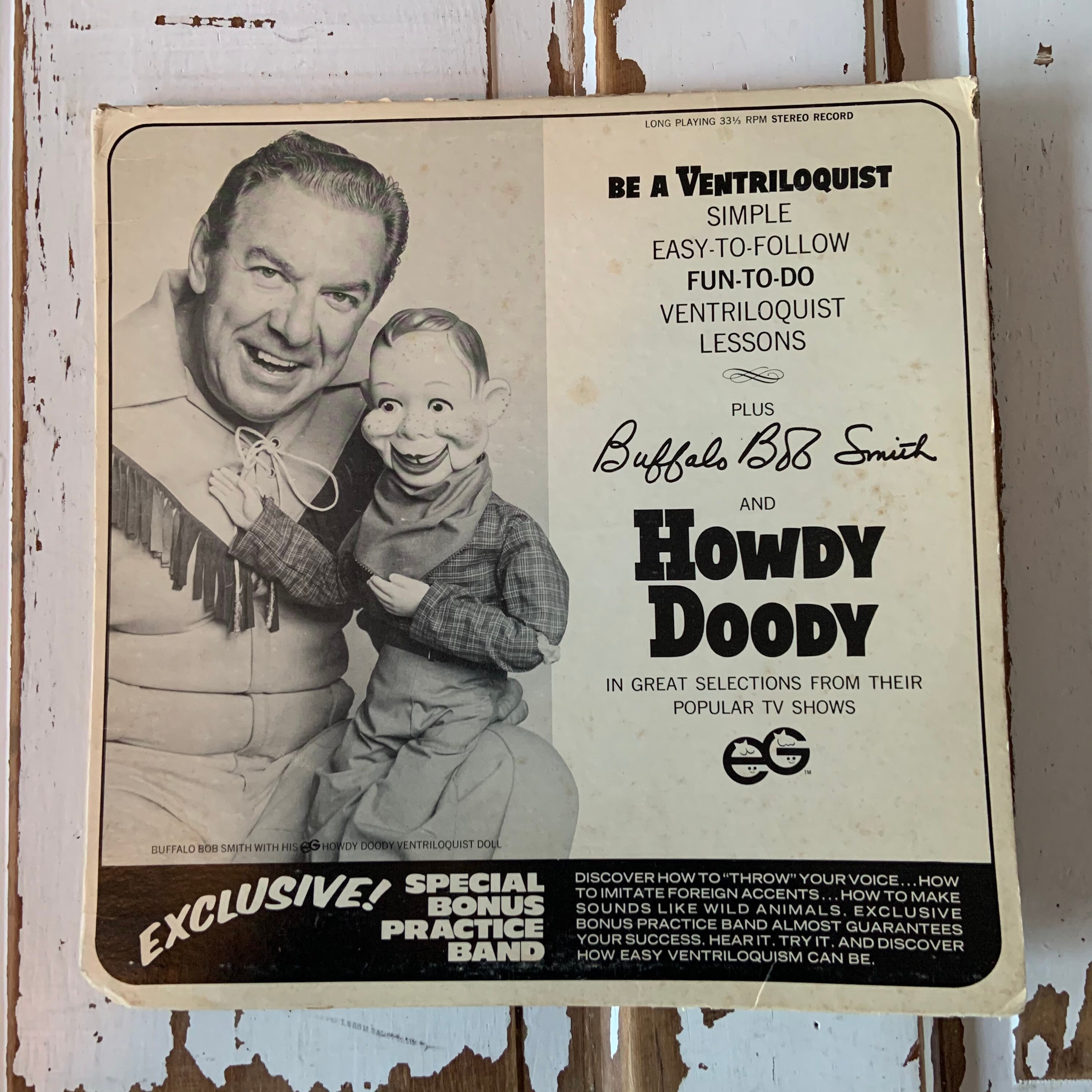 Vintage 1950s Howdy Doody Ventriloquist Lesson Vinyl Album Etsy