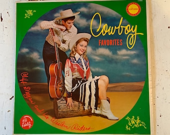 Vintage 1950’s Cowboy Favorites Vinyl Album