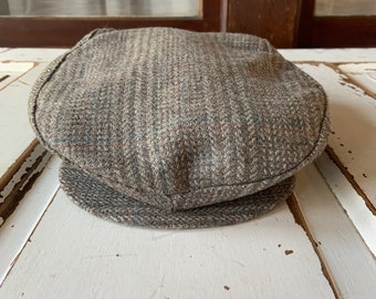 Vintage 1990 Flat Cap News Boy Cap