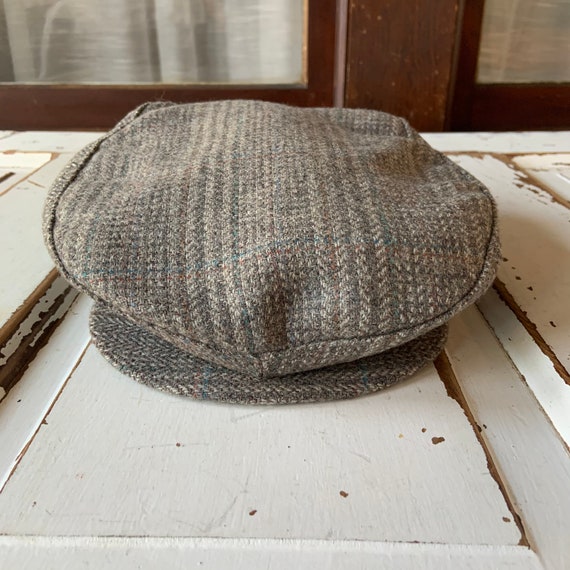 Vintage 1990 Flat Cap News Boy Cap - image 1