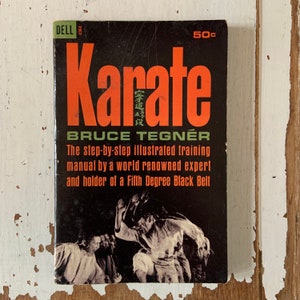 Vintage Fighting Martial Arts Karate Book par Bruce Tegner
