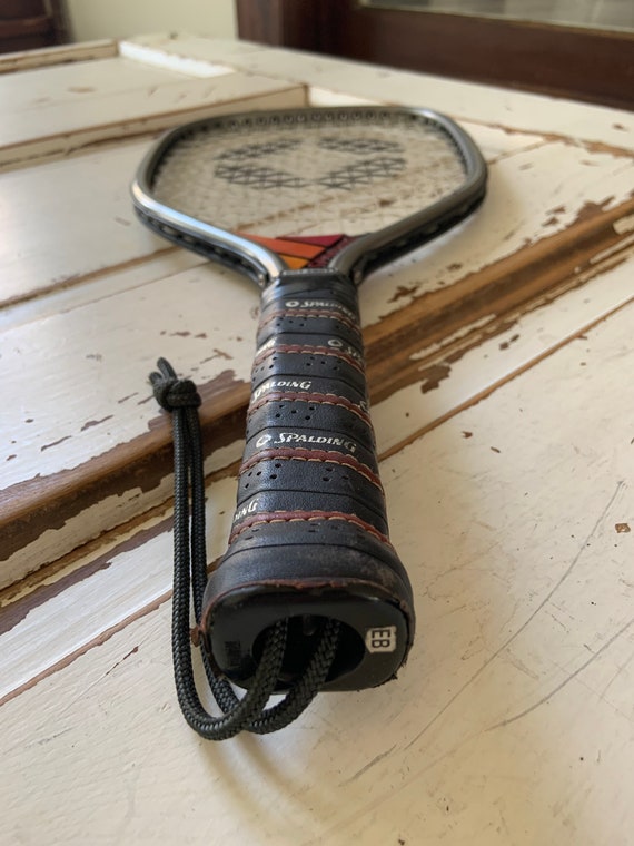 VINTAGE Véritable paire de raquettes à raquettes Spalding Hot Shot avec