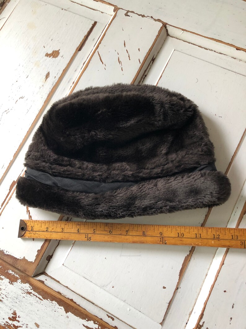 Vintage 1960s Russian Style Faux Fur Hat image 4