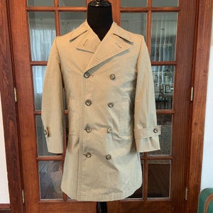 Vintage 1970’s Jean Louis for Gleneagles London Fog Trench Coat