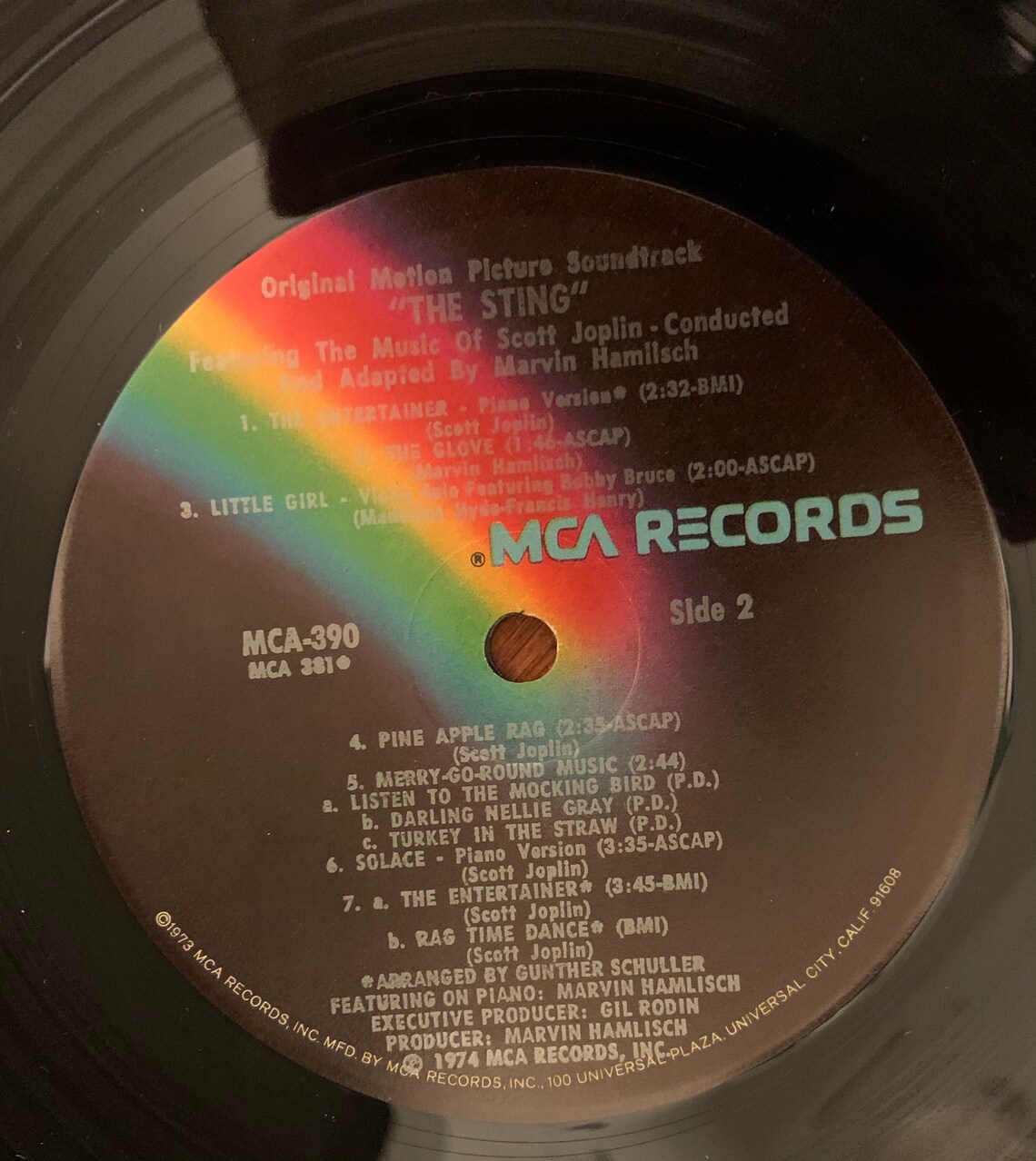 Vintage 1973 Vinyl Album The Sting Original Soundtrack LP | Etsy
