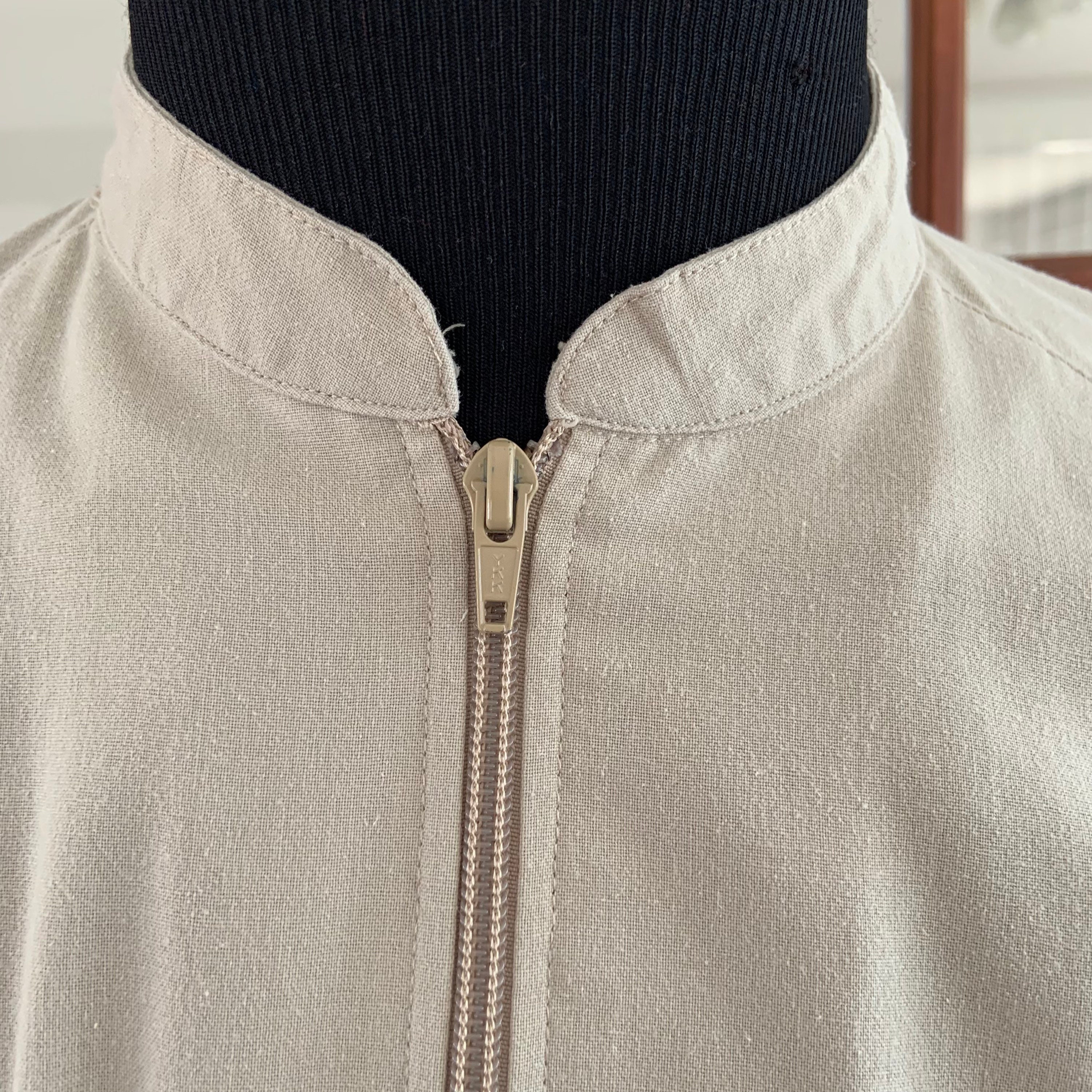 Chemise Coupe-vent Vintage John Blair Homme – 3XL Bleu, Fermeture Intégrale, Manches Courtes, Années 80/90