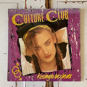 Vintage 1982 Culture Club Kissing To Be Clever Vinyl Record Album LP