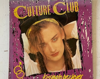 Vintage 1982 Culture Club Kissing To Be Clever Vinilo Álbum LP