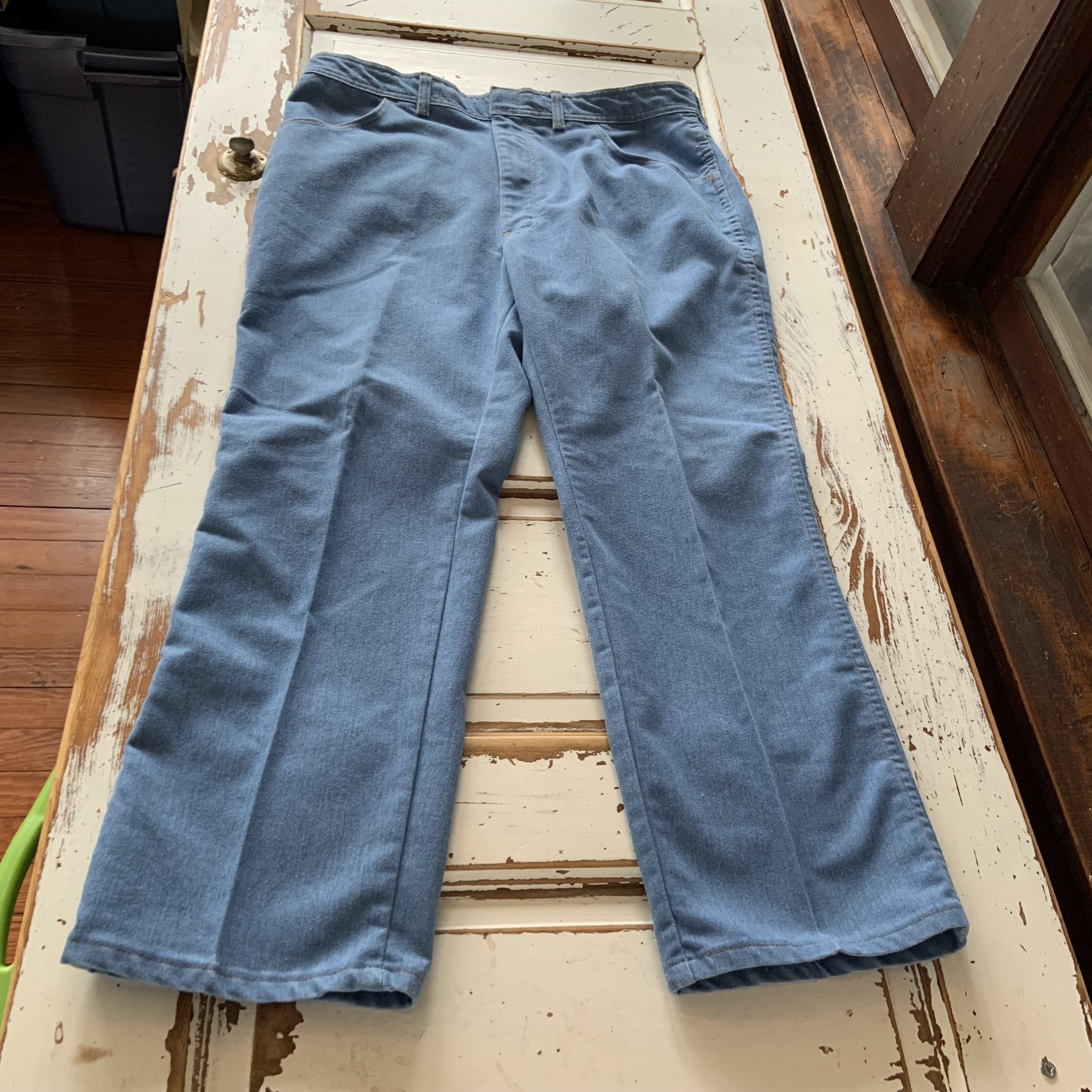 Vintage Wrangler 1990s 85498LB Light Blue Wash Straight Leg - Etsy