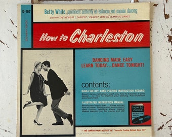 Vintage 1960 How to Charleston Vinyl Album with booklet