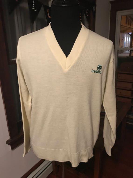 Vintage 1990's Irish Sweater Authentic Made in Ire