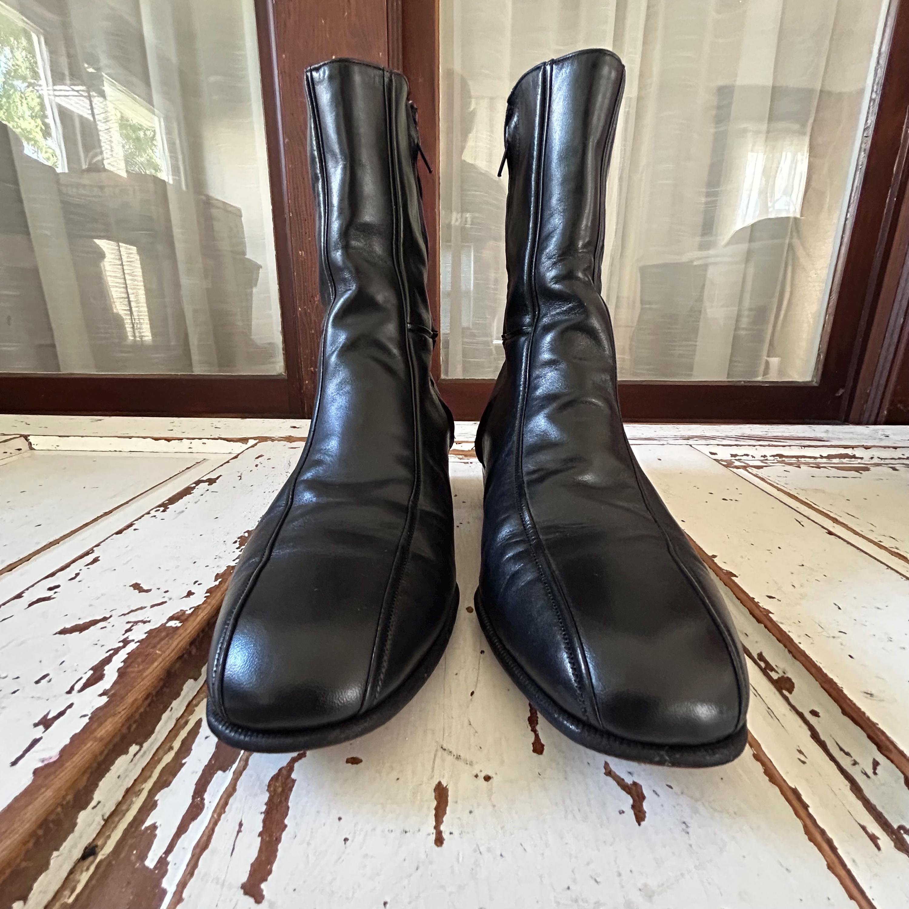 Florsheim Men's Duke Side Zip Ankle Boot - Kidskin Leather, Leather Sole - View #11