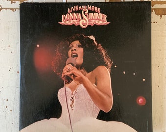 Vintage 1978 Donna Summer - Live And More - Casablanca - Vinyl Double Album