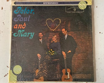 Vintage Peter, Paul And Mary Self Titled 1962 Lp Vinyl Record