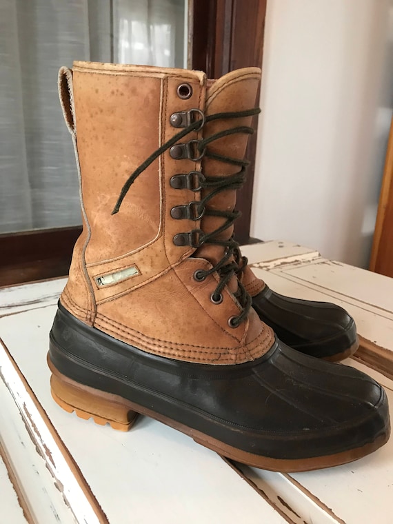 high duck boots