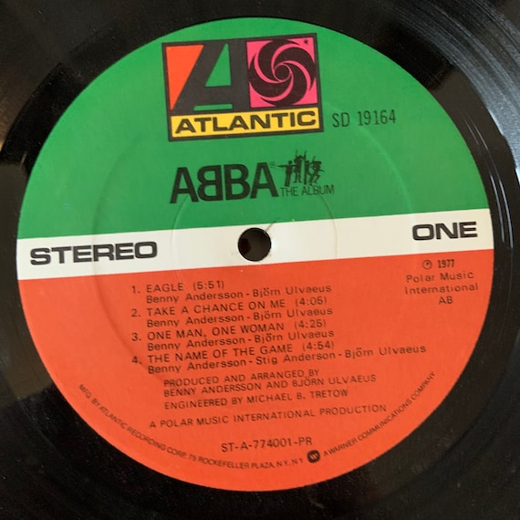 LPレコードABBA Vintage 1977 Vinyl Album Abba “the Album” Atlantic Records - Etsy