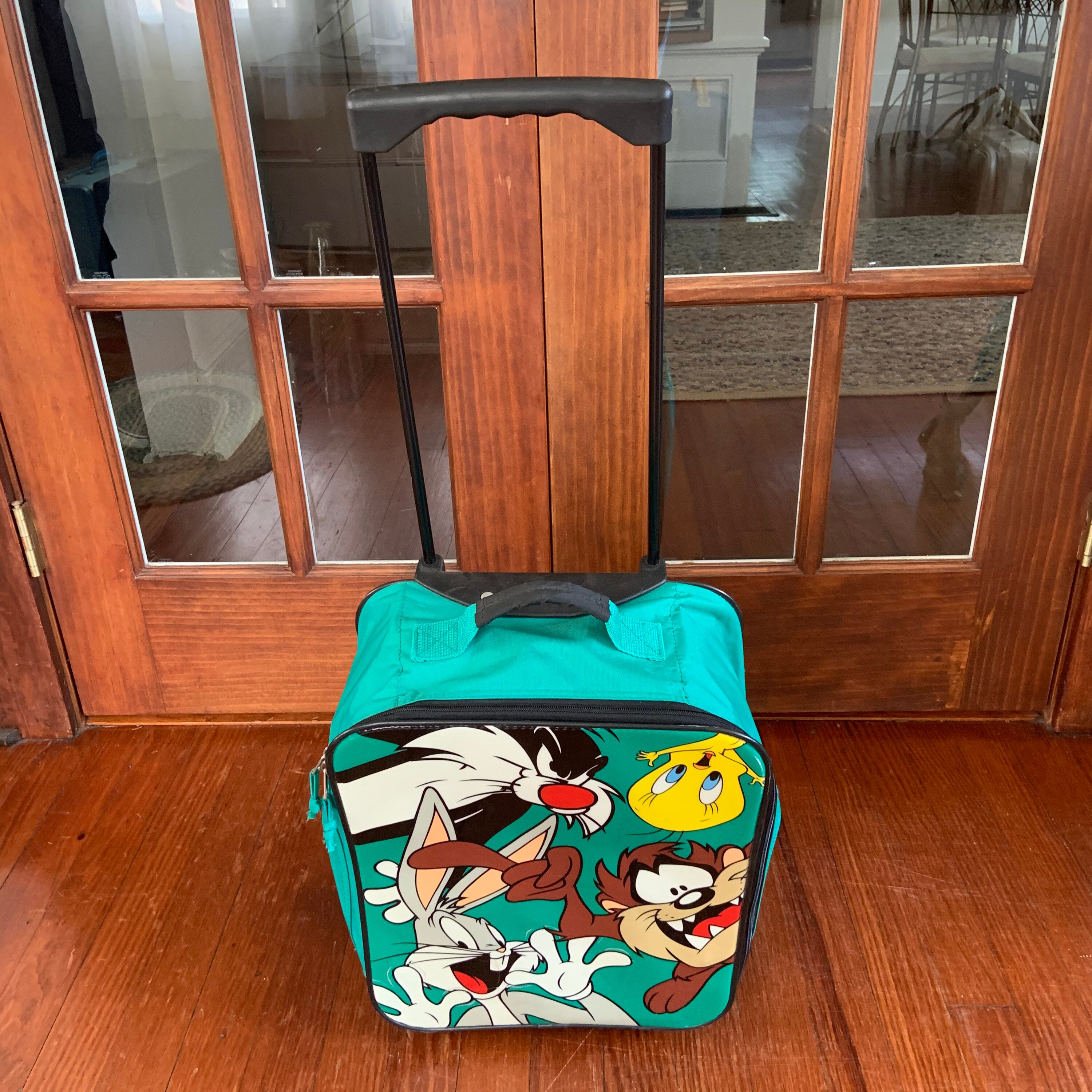 Vintage 1999 Looney Tunes Suit Case Bugs, Taz, Sylvester and