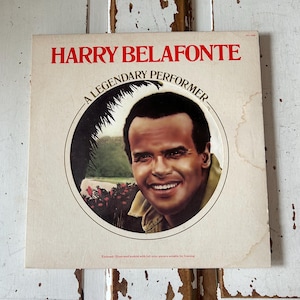Harry Belafonte A Legendary Performer Record Album Vinyl Album with booklet 1978