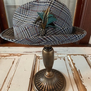 Vintage 1950’s Feather Fedora Hat