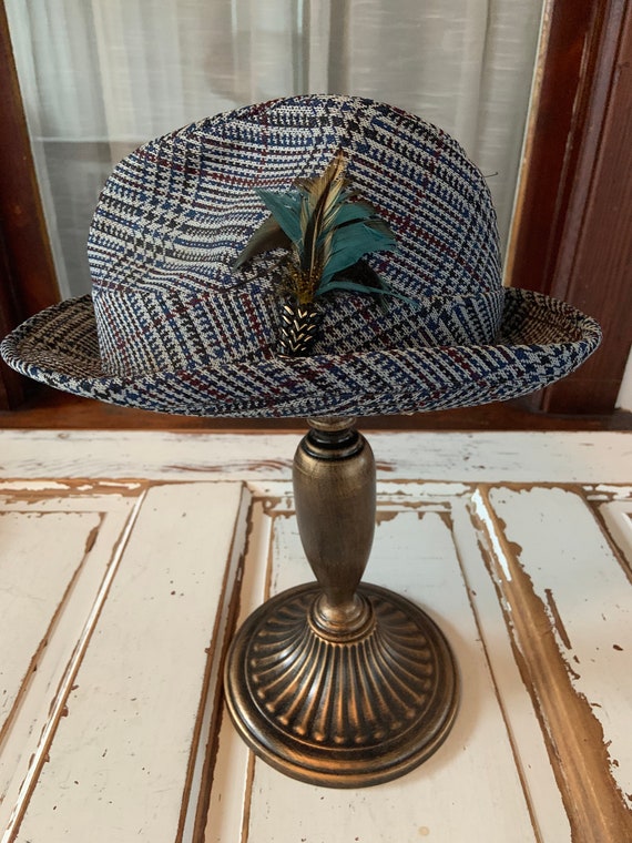 Vintage 1950’s Feather Fedora Hat